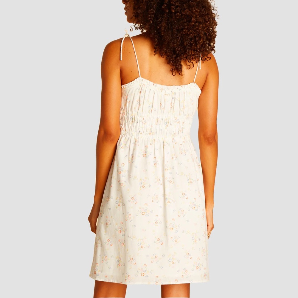 Billabong x Wrangler Floral Little Damsel Dress in Salt Crystal - Picture 6 of 11